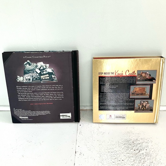 Alfred Hitchcock & Graceland Elvis Presley retro pop up coffee table books set - Picture 15 of 15